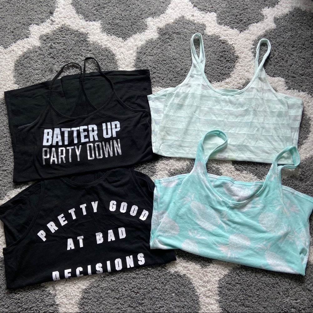 Bundle of PINK tank tops